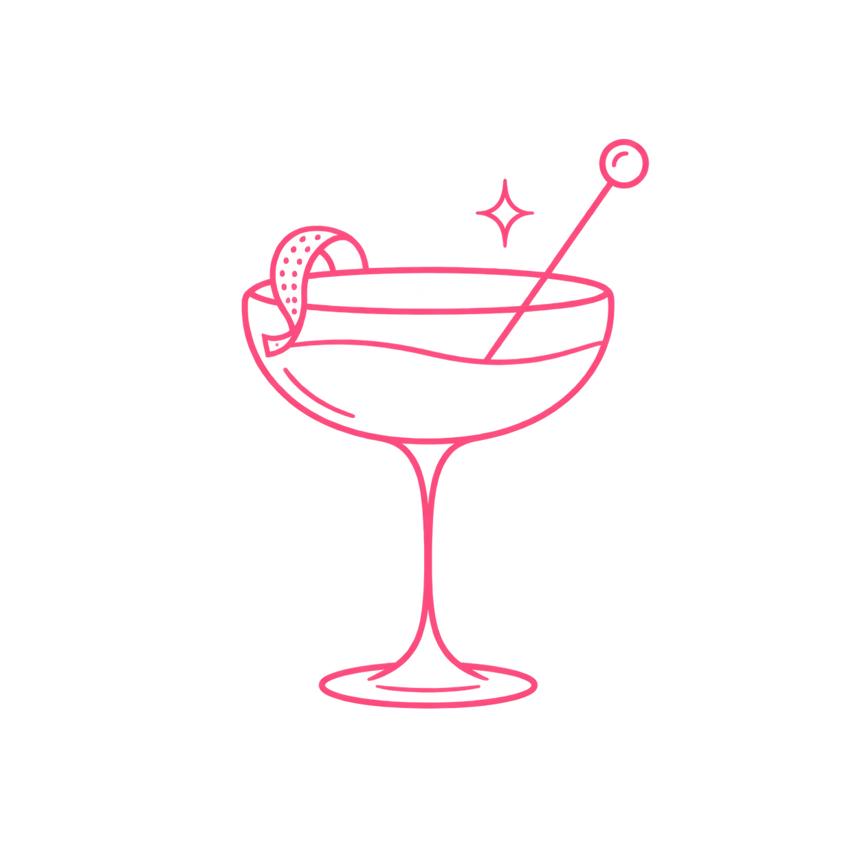 Ícono de coctelería